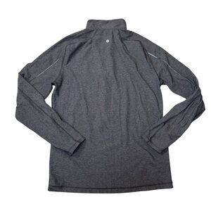 Lululemon Men's Surge Warm 1/2 Zip in Heathered Black L